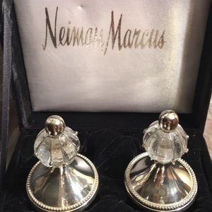 Nieman Marcus Sterling Silver Place Card Holders